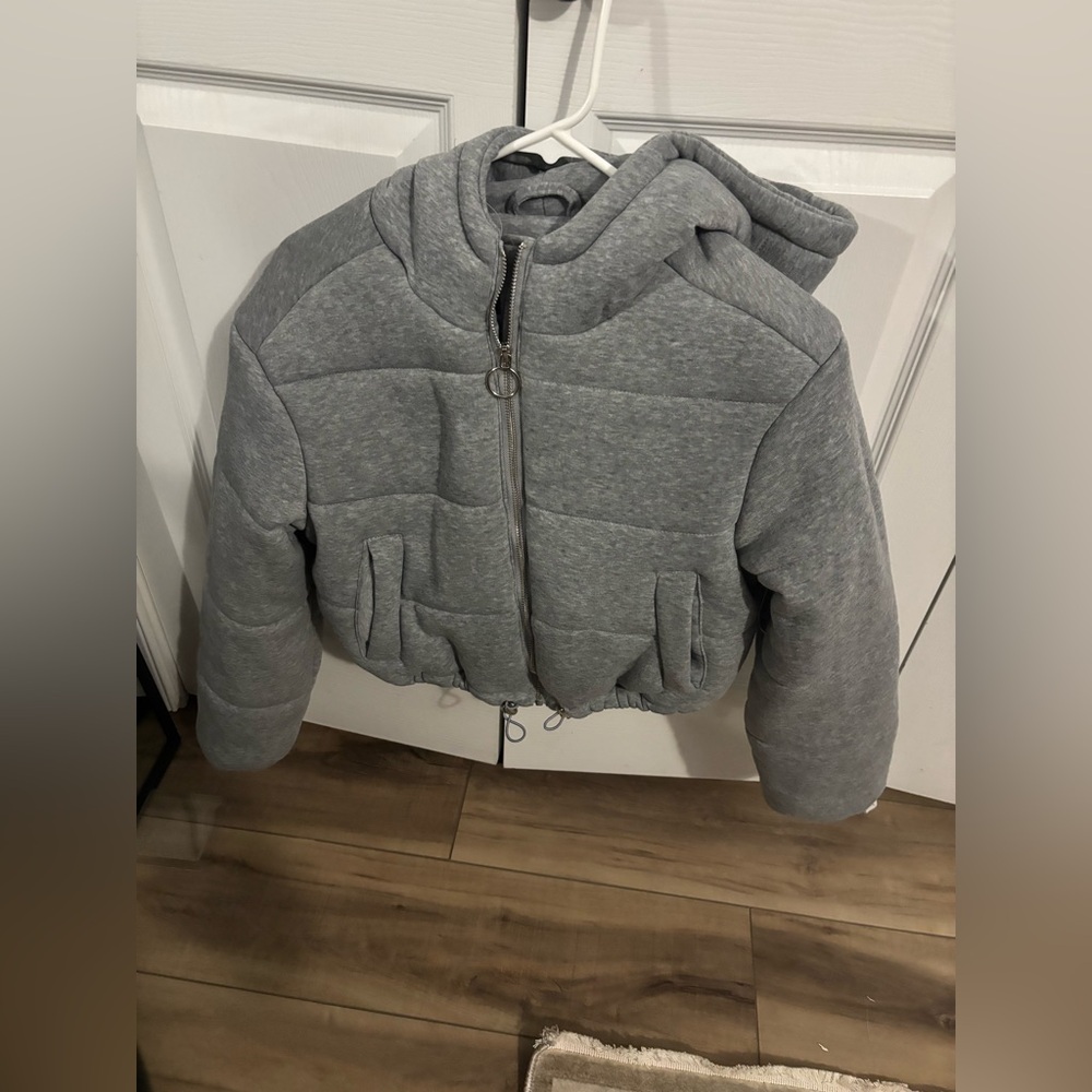 PacSun Gray Puffer Jacket
